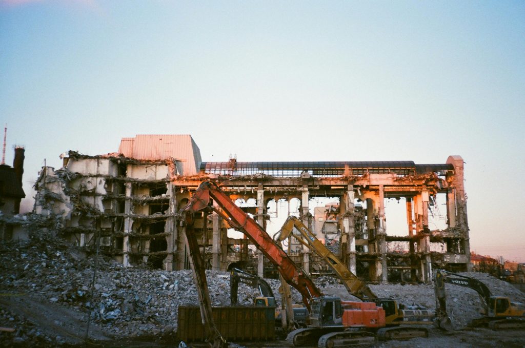 Soft strip vs hard demolition