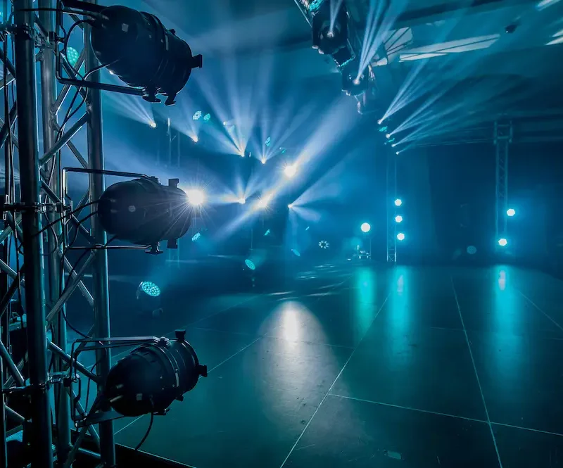 Professional audio, lighting and stage equipment
