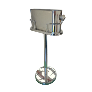 Double Wine/Champagne Bucket & Stand – Stainless Steel