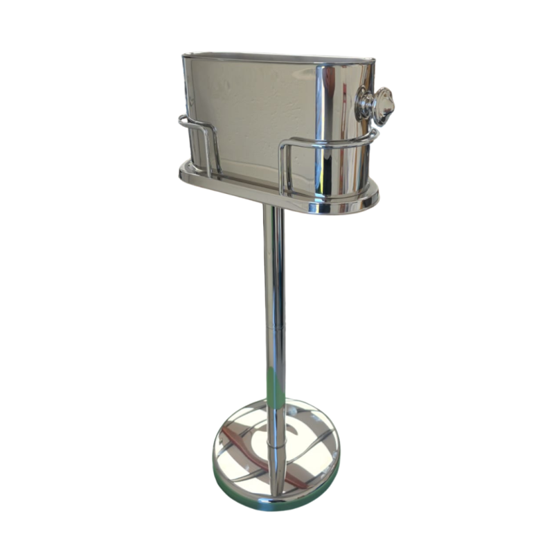 Double Wine/Champagne Bucket & Stand – Stainless Steel